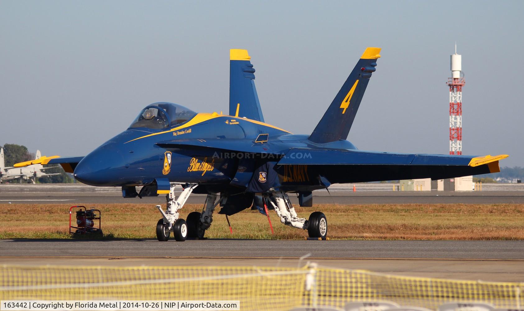163442, 1987 McDonnell Douglas F/A-18C Hornet C/N 0645/C013, Blue Angels F-18