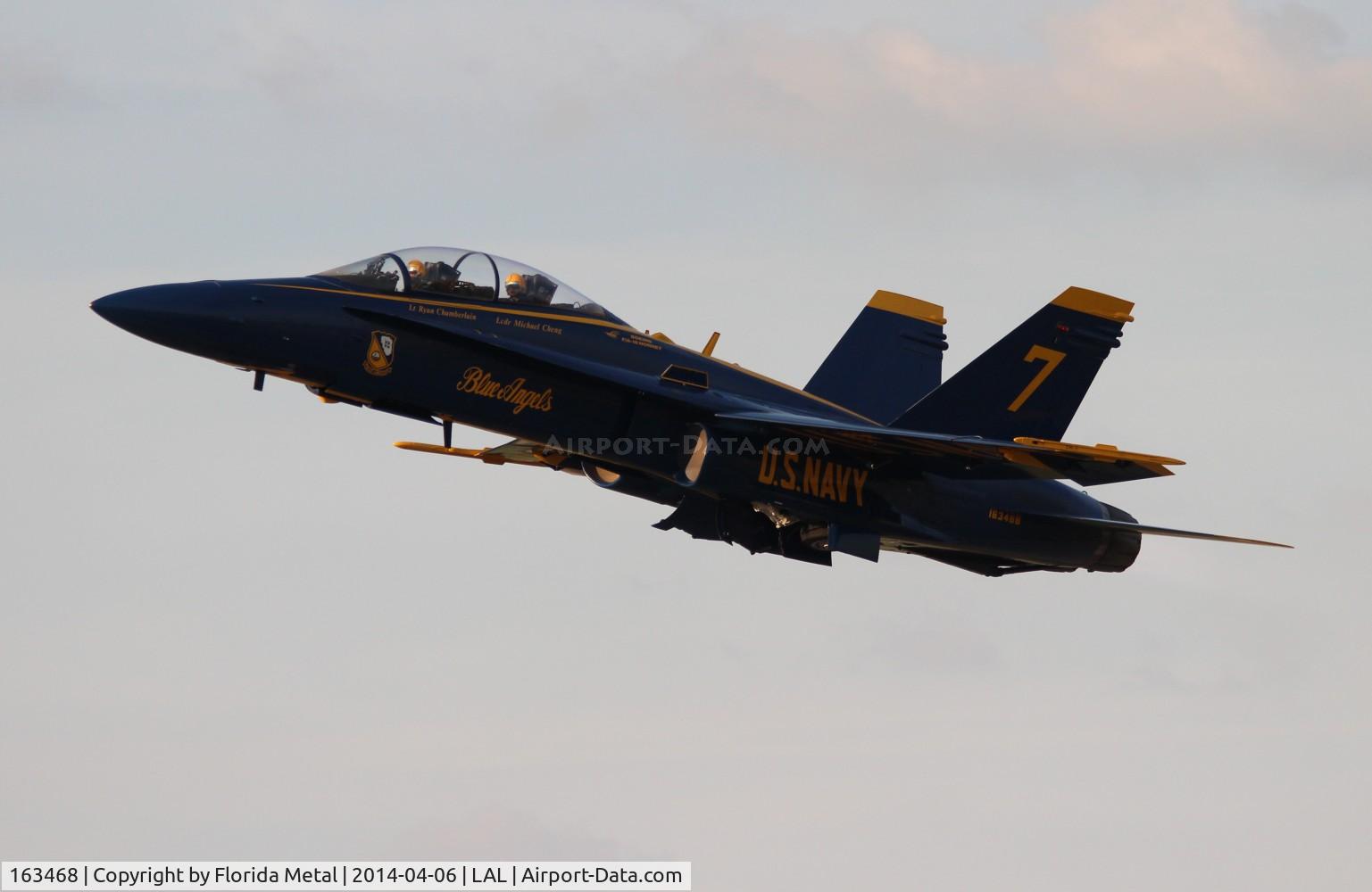 163468, McDonnell Douglas F/A-18D Hornet C/N 0691, Blue Angels