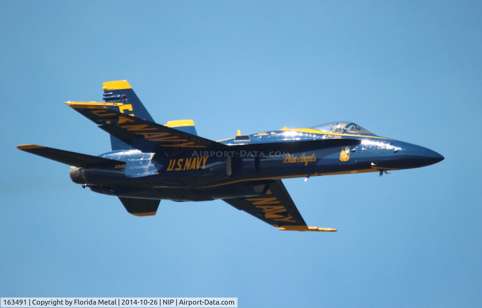 163491, 1988 McDonnell Douglas F/A-18C Hornet C/N 727/C048, Blue Angels