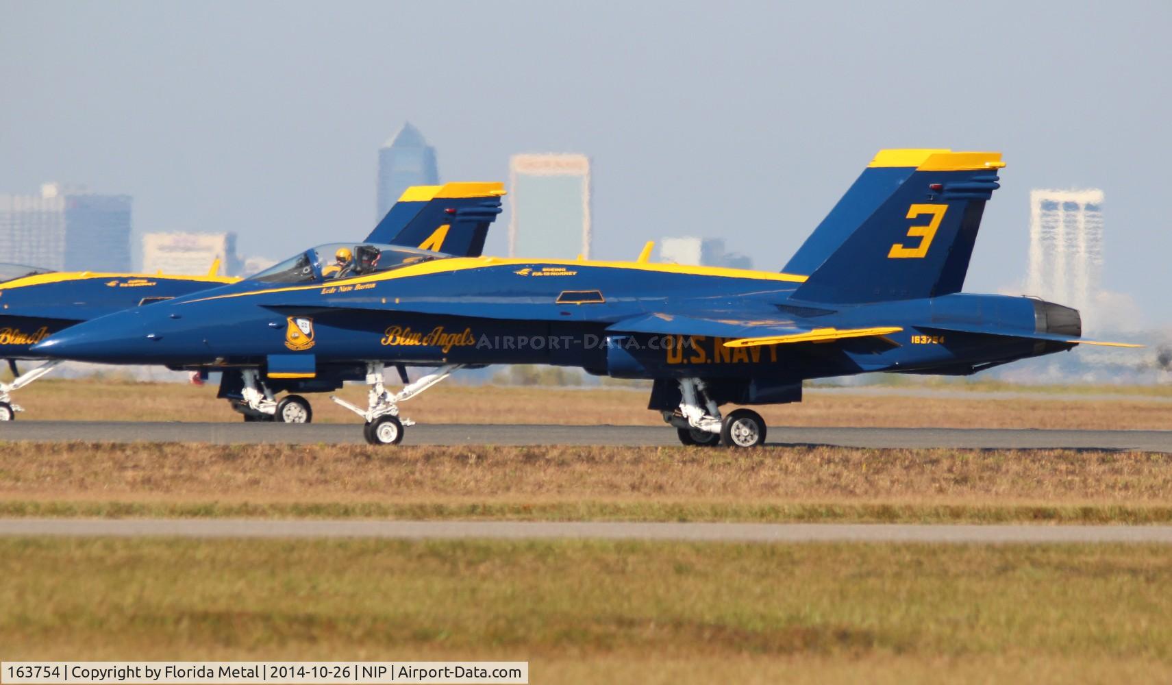 163754, 1989 McDonnell Douglas F/A-18C Hornet C/N 0829/C112, Blue Angels
