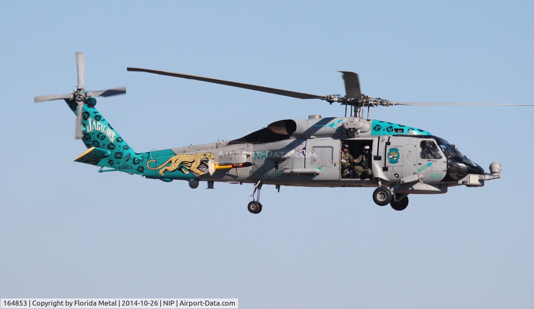 164853, Sikorsky SH-60B Seahawk C/N 70-1936, SH-60B with Jacksonville Jaguars paint