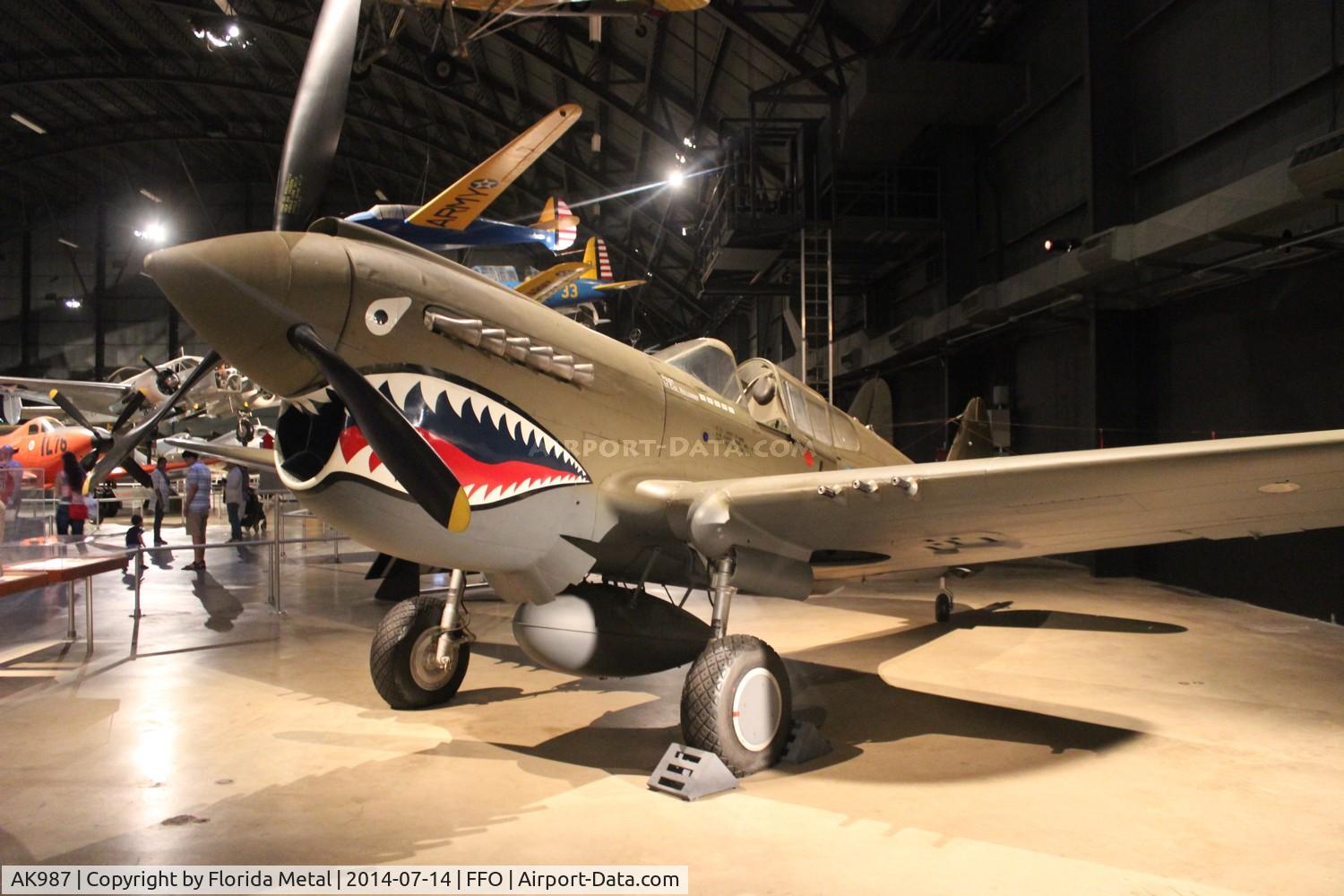 AK987, 1942 Curtiss P-40E Kittyhawk 1A C/N 18731, P-40E Kittyhawk