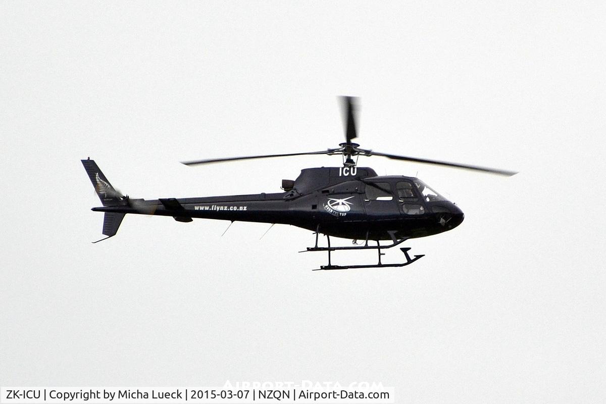 ZK-ICU, Aerospatiale AS-350BA Ecureuil C/N 2485, At Queenstown