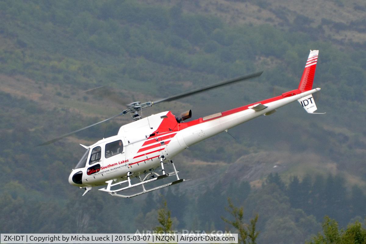 ZK-IDT, Eurocopter AS-350B-3 Ecureuil Ecureuil C/N 7721, At Queenstown
