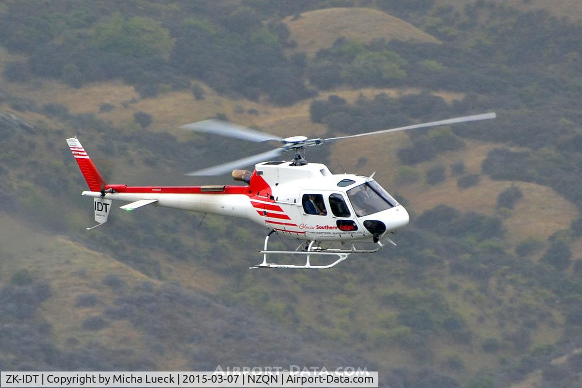 ZK-IDT, Eurocopter AS-350B-3 Ecureuil Ecureuil C/N 7721, At Queenstown