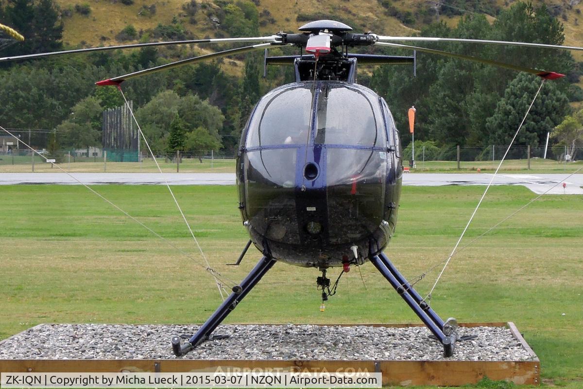 ZK-IQN, Hughes 369E C/N 0170E, At Queenstown