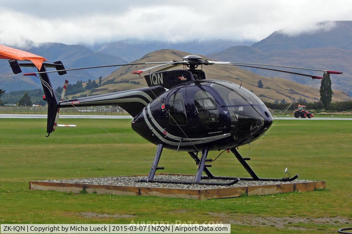 ZK-IQN, Hughes 369E C/N 0170E, At Queenstown