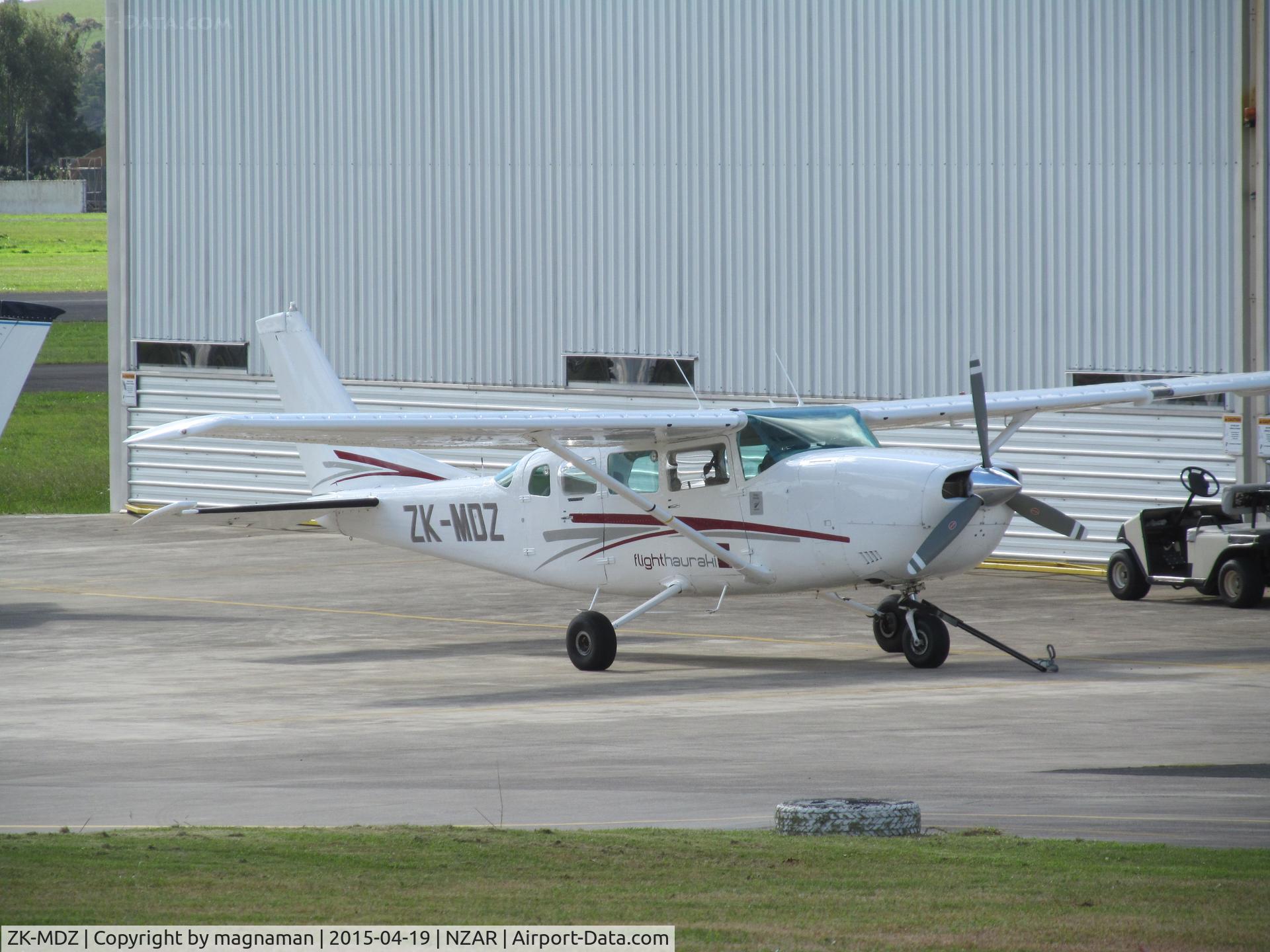 ZK-MDZ, Cessna 207 Skywagon C/N 20700171, At Ardmore today with ETI