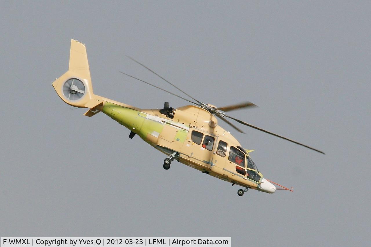 F-WMXL, 2012 Eurocopter EC-155B Dauphin C/N Not found F-WMXL, Eurocopter EC-155B Dauphin 2 with provisional registration F-WMXL, Test flight, Marseille-Provence Airport (LFML-MRS)