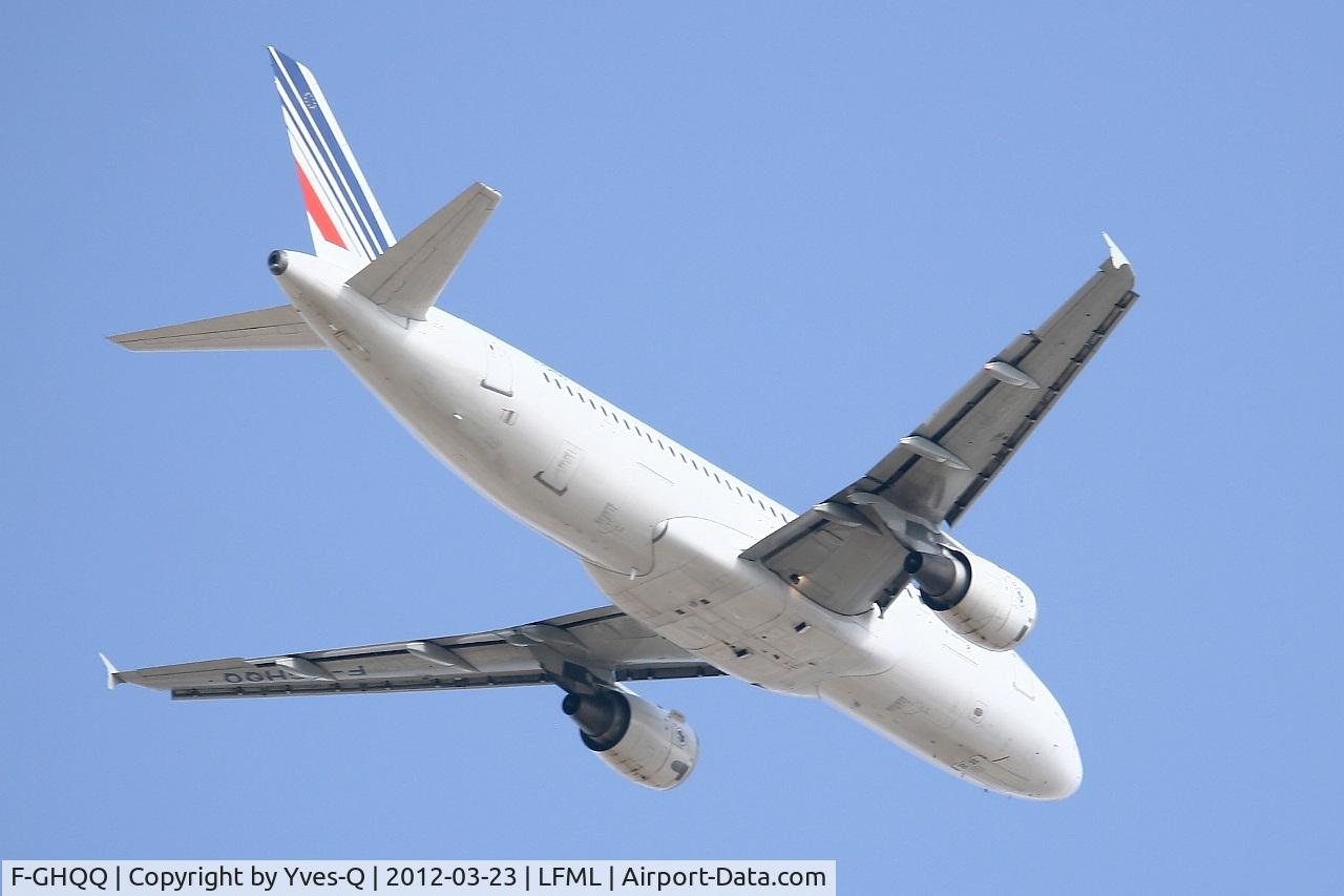 F-GHQQ, 1992 Airbus A320-211 C/N 0352, Airbus A320-211, Take-off rwy 13L, Marseille-Provence Airport (LFML-MRS)