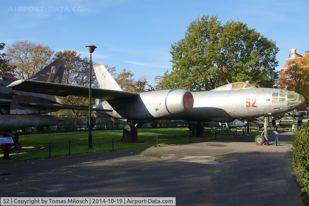 52, Ilyushin Il-28 C/N 2113, Polish Army Museum Ko?obrzeg is displaying several aircraft of the Polish Air Force