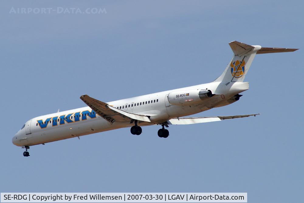 SE-RDG, 1989 McDonnell Douglas MD-83 (DC-9-83) C/N 49856/1675, VIKING