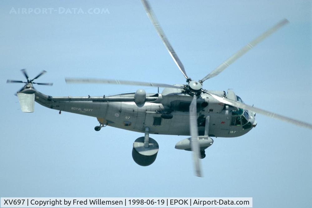 XV697, 1971 Westland Sea King ASaC.7 C/N WA668, 849 SQ AIRCRAFT