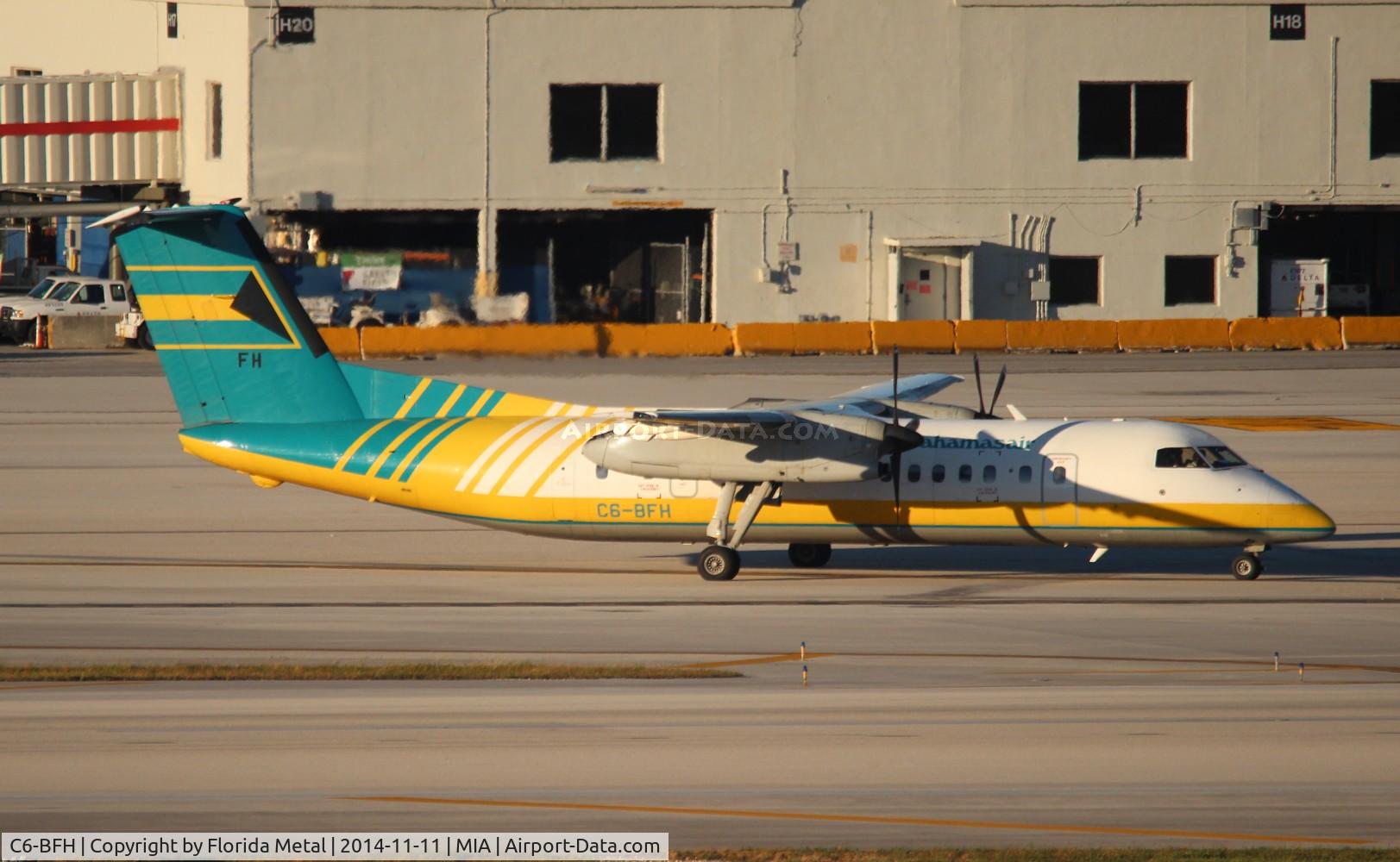 C6-BFH, 1991 De Havilland Canada DHC-8-300 Dash 8 C/N 291, Bahamas Air