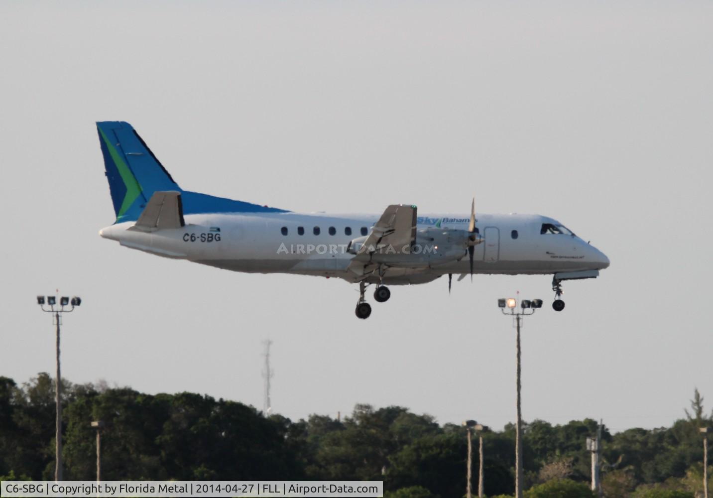 C6-SBG, 1988 Saab 340A C/N 340A-110, Sky Bahamas