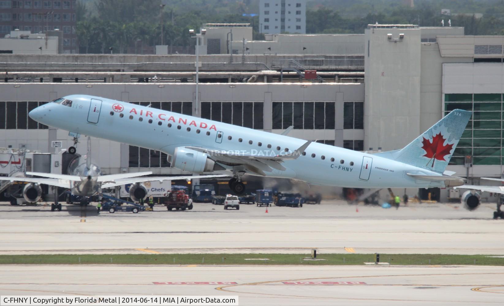 C-FHNY, 2007 Embraer 190AR (ERJ-190-100IGW) C/N 19000085, Air Canada