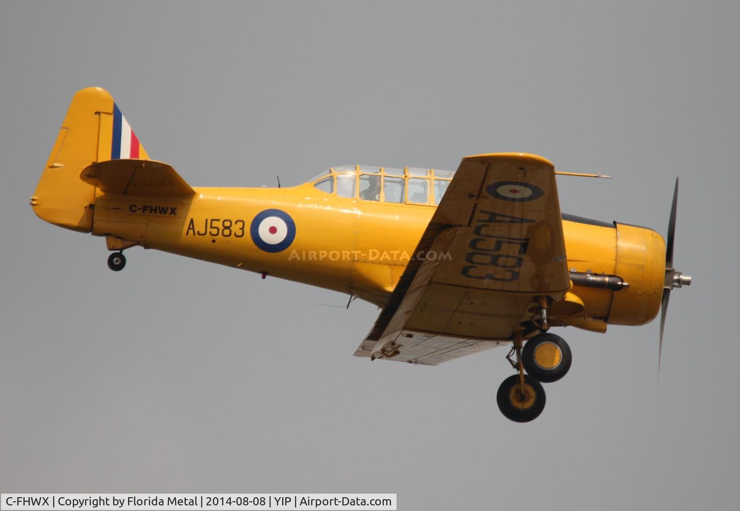 C-FHWX, 1941 Noorduyn AT-16 Harvard II C/N 76-3553, Harvard