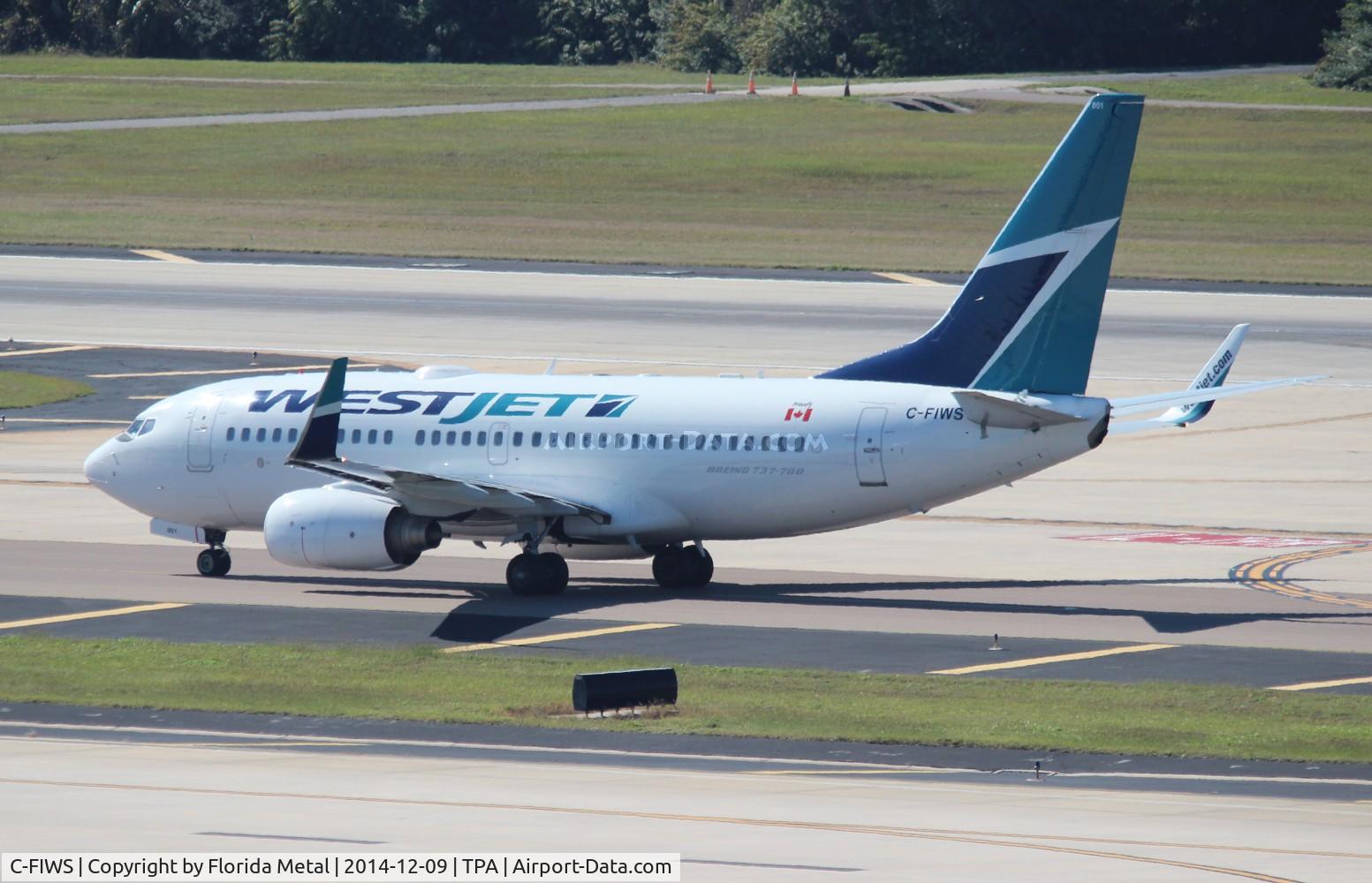 C-FIWS, 2001 Boeing 737-76N C/N 32404, West Jet