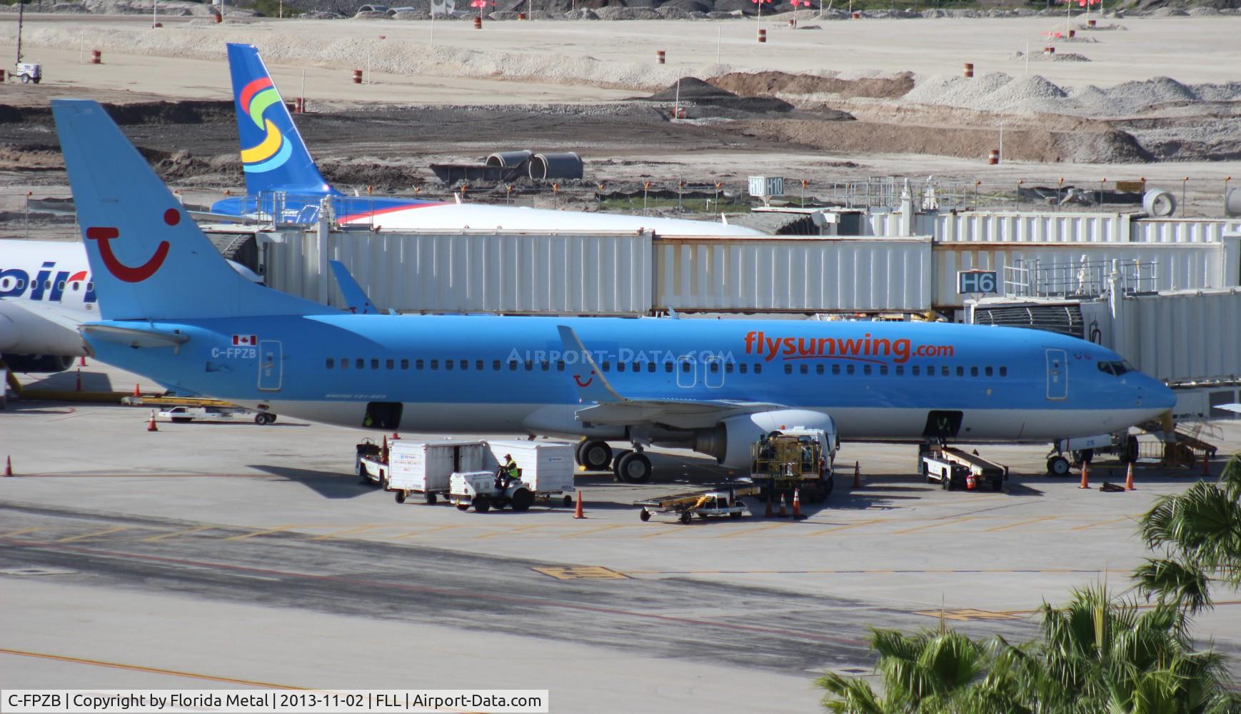 C-FPZB, 2007 Boeing 737-8K5 C/N 35131, Sun Wing