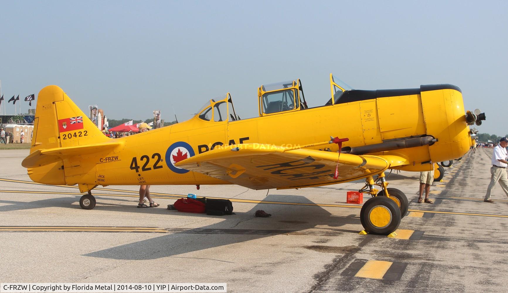 C-FRZW, 1952 Canadian Car & Foundry T-6 Harvard Mk.4 C/N CCF4-213, Harvard