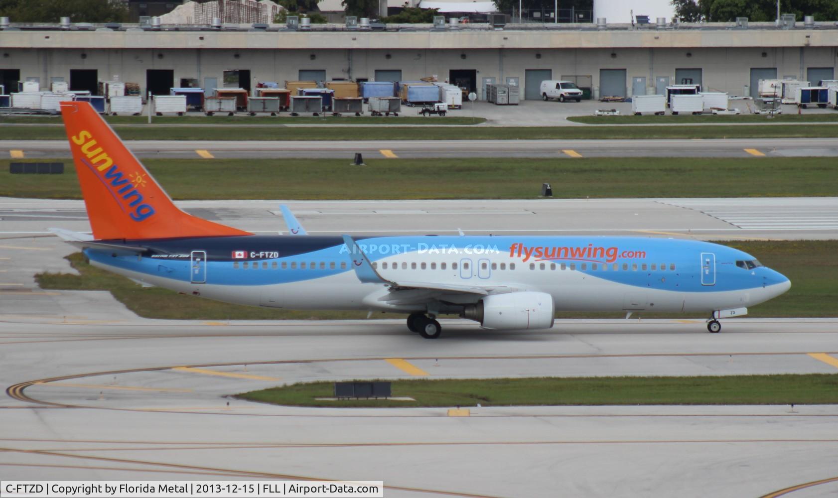 C-FTZD, 2007 Boeing 737-8K5 C/N 35132, Sun Wing