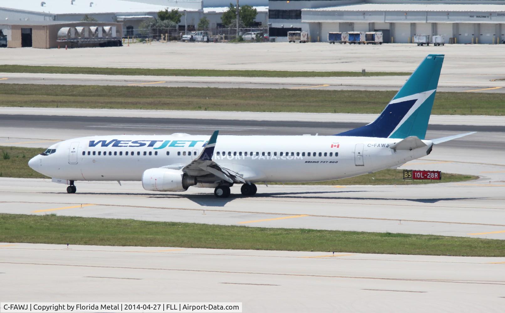 C-FAWJ, 2007 Boeing 737-8CT C/N 35502, West Jet