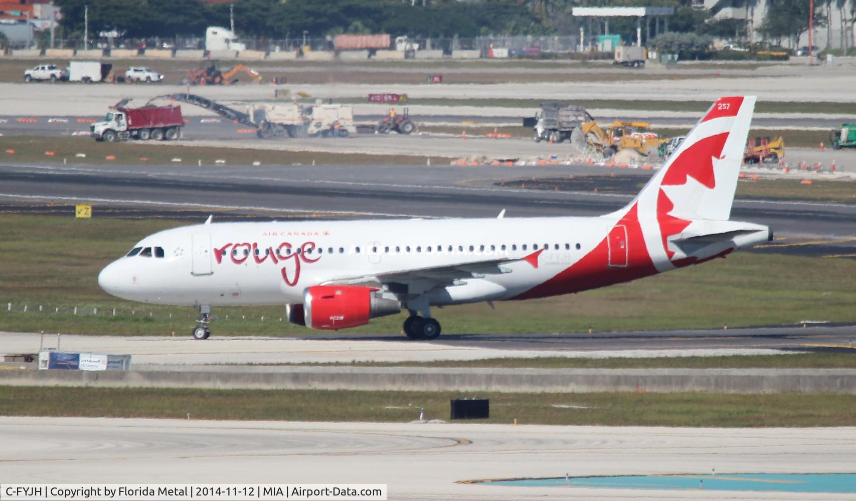 C-FYJH, 1996 Airbus A319-114 C/N 672, Air Canada Rouge