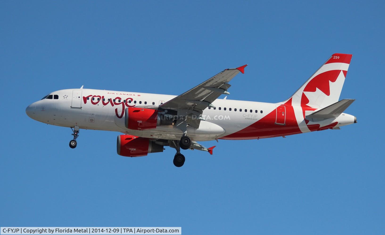C-FYJP, 1997 Airbus A319-114 C/N 688, Air Canada Rouge