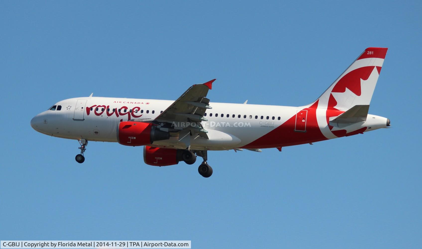 C-GBIJ, 1998 Airbus A319-114 C/N 829, Air Canada Rouge