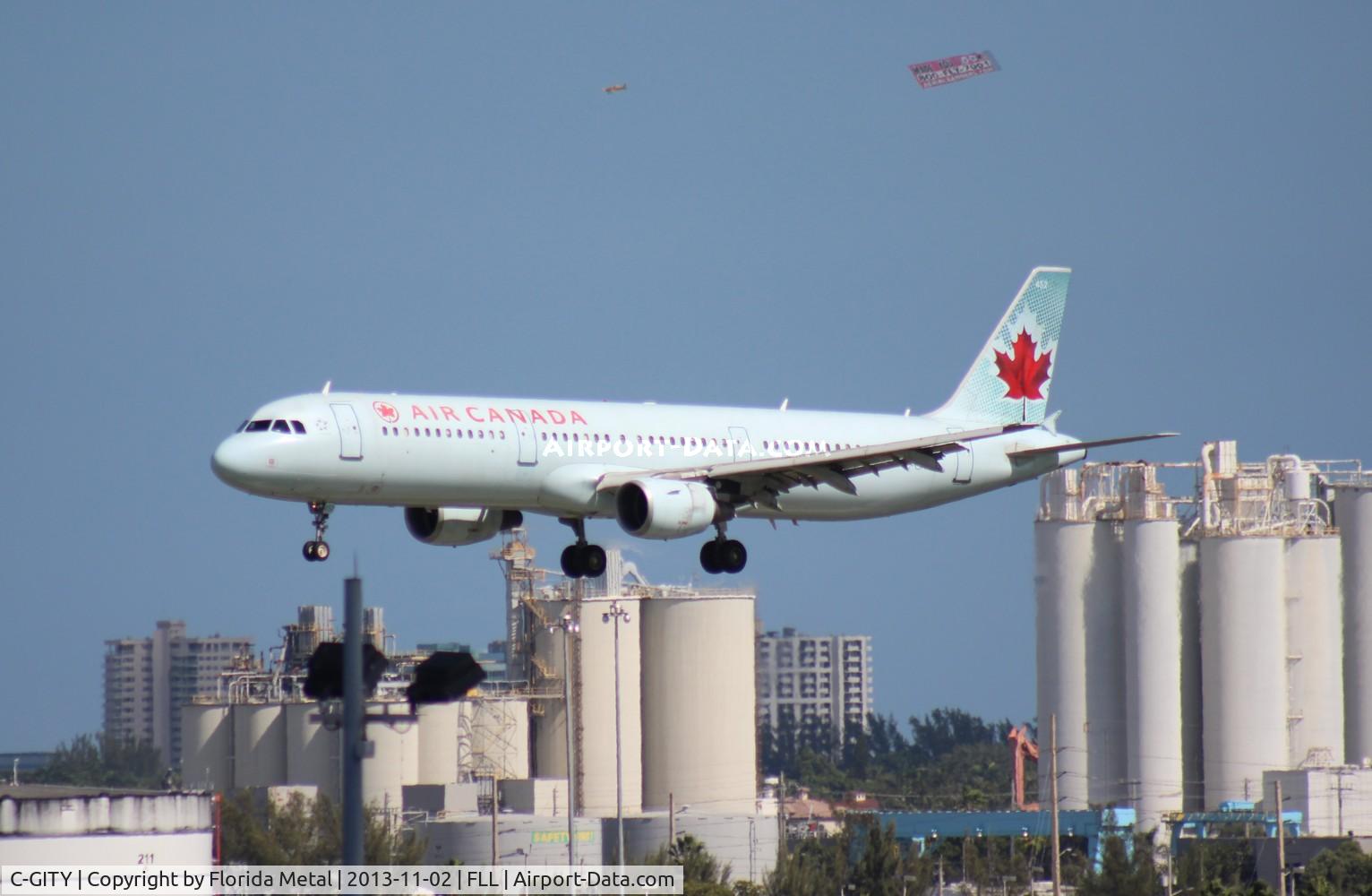 C-GITY, 2001 Airbus A321-211 C/N 1611, Air Canada