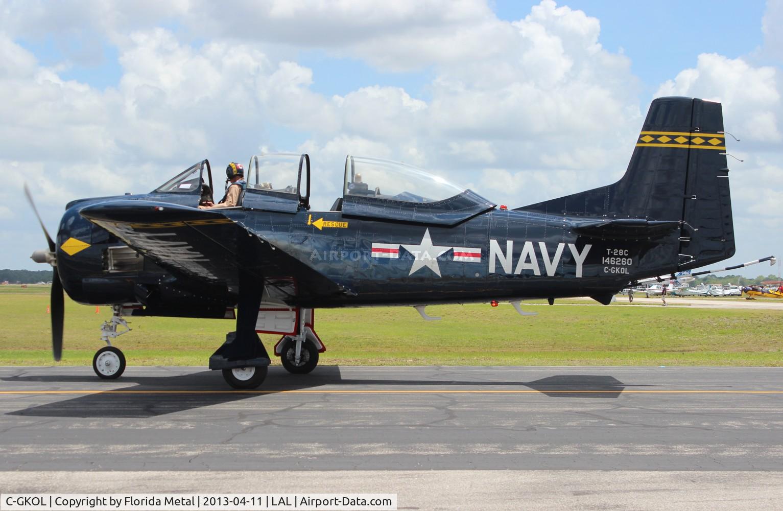 C-GKOL, 1957 North American T-28C Trojan C/N 252-23, T-28C