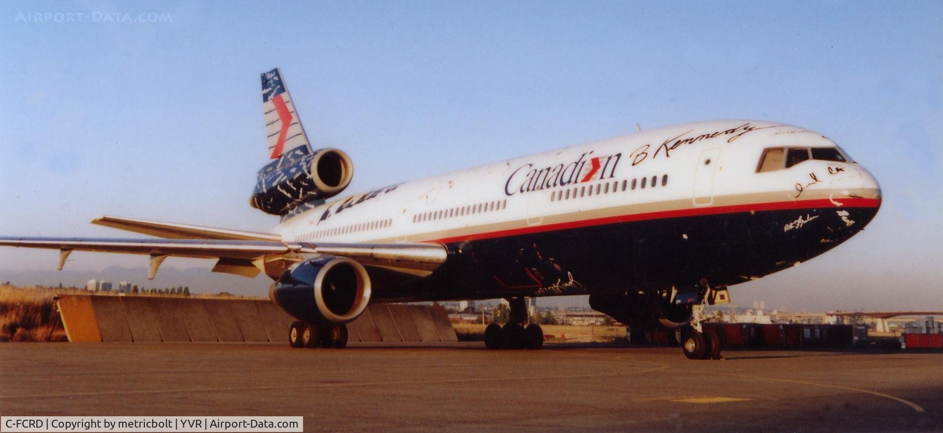 C-FCRD, 1976 McDonnell Douglas DC-10-30 C/N 47889, Employees Signatures 1993