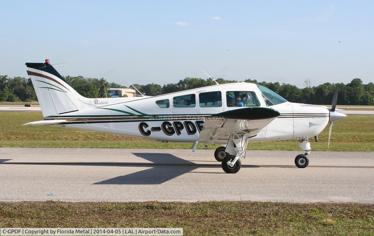 C-GPDF, 1975 Beech B24R Sierra C/N MC-322, Beech 24