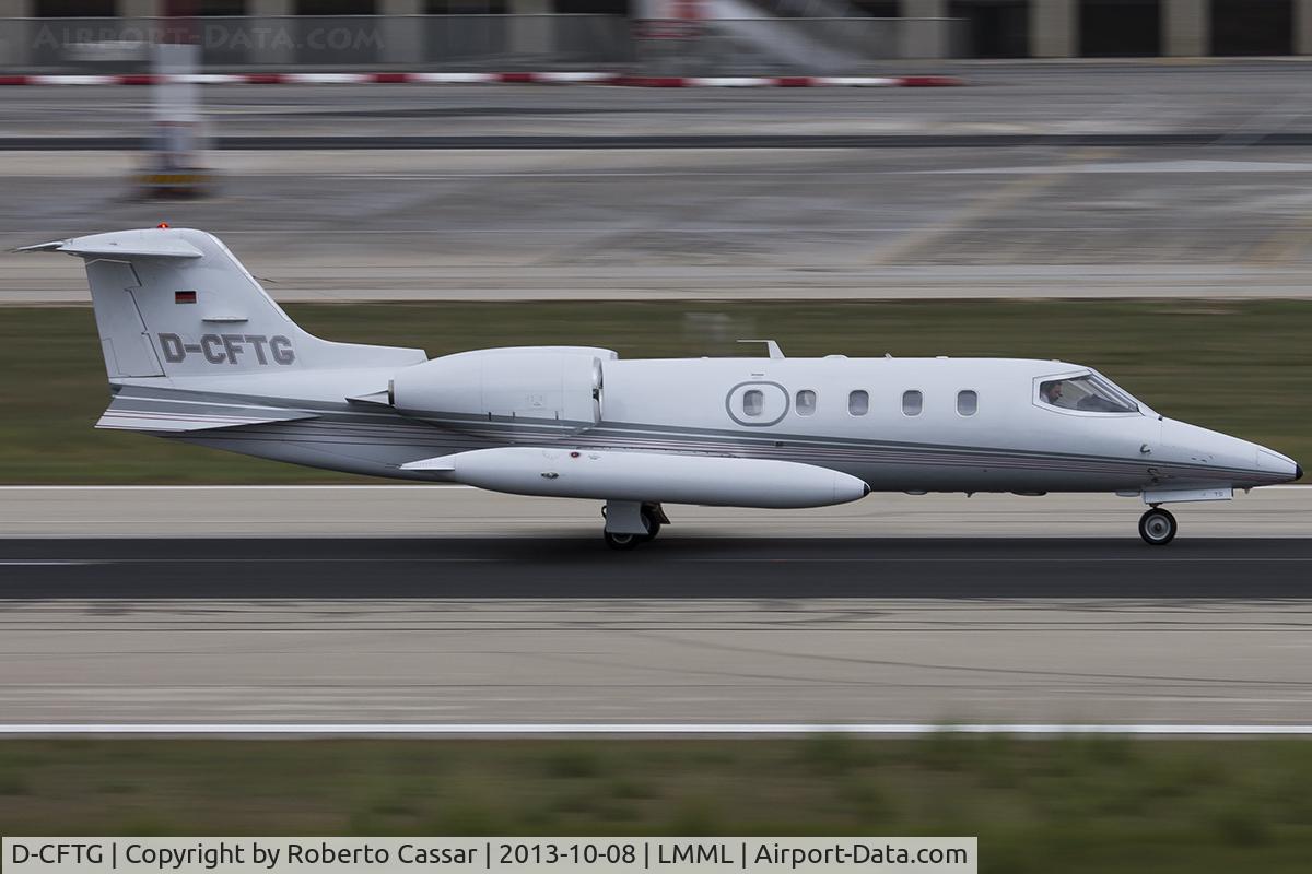 D-CFTG, 1978 Gates Learjet 35A C/N 35A-204, Runway 13