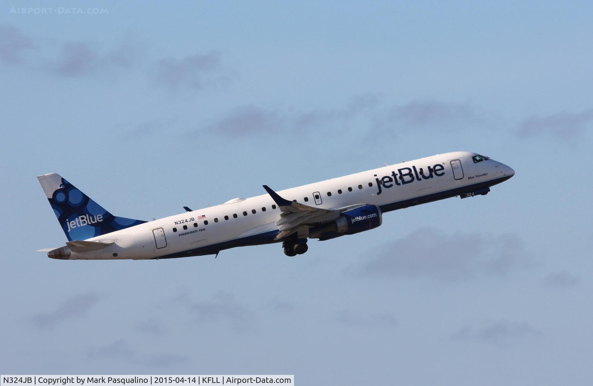 N324JB, 2010 Embraer ERJ-190-100 IGW 190AR C/N 19000388, ERJ 190-100 IGW