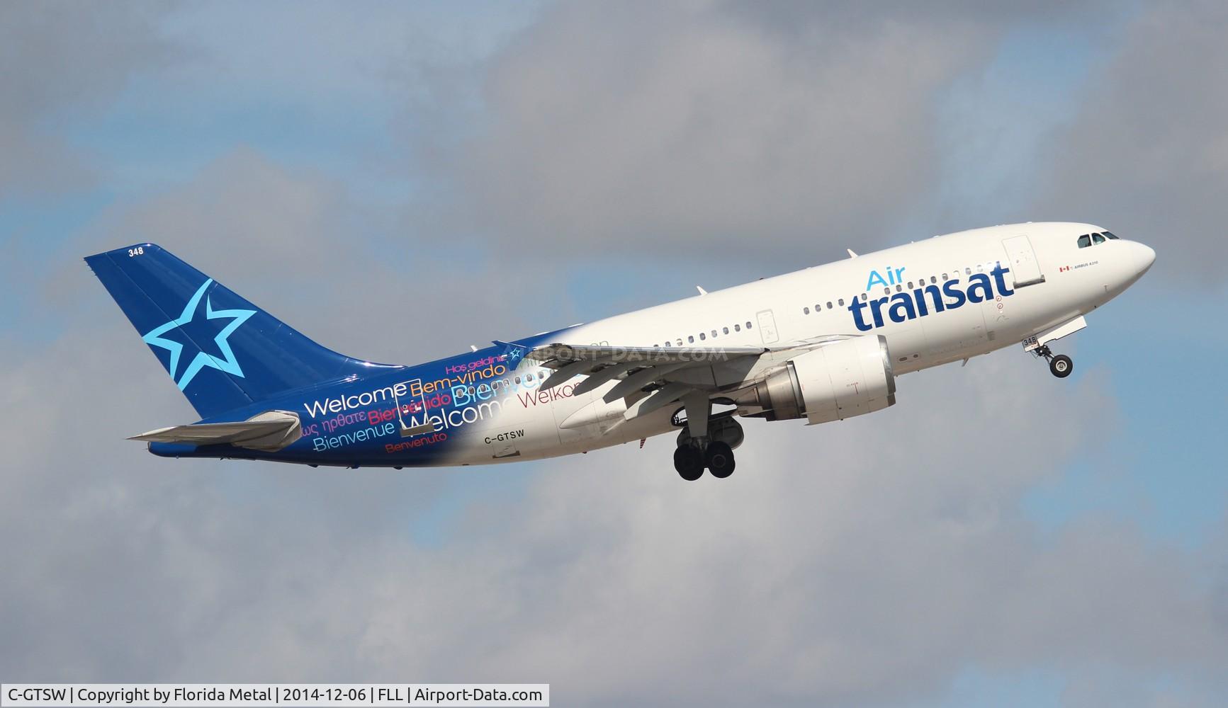 C-GTSW, 1988 Airbus A310-304 C/N 483, Air Transat