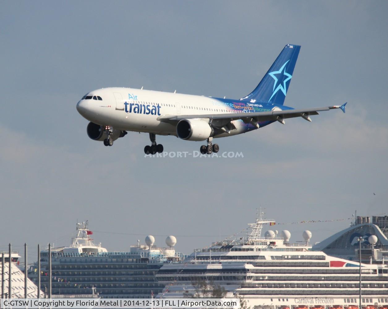 C-GTSW, 1988 Airbus A310-304 C/N 483, Air Transat
