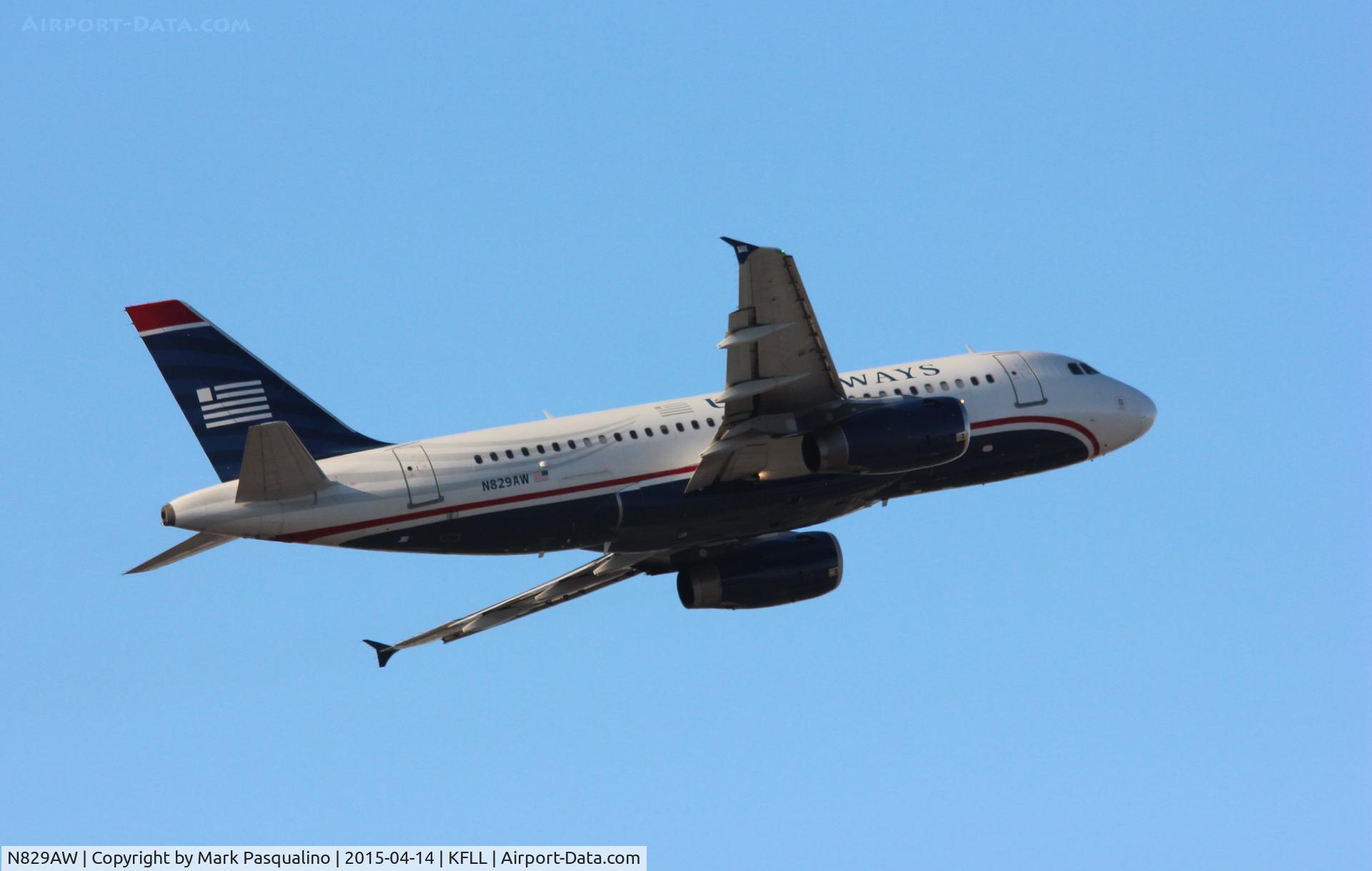 N829AW, 2001 Airbus A319-132 C/N 1563, Airbus A319