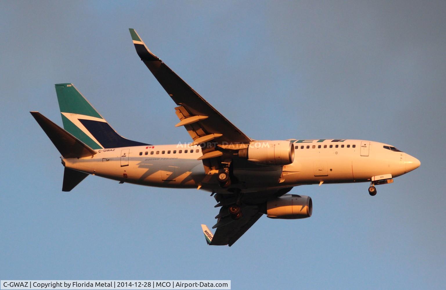 C-GWAZ, 2004 Boeing 737-7CT C/N 32763, West Jet
