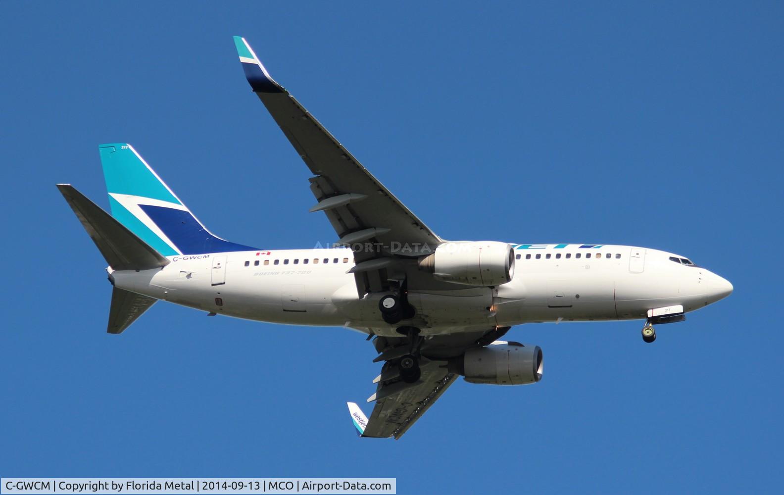 C-GWCM, 2003 Boeing 737-7CT C/N 32756, West Jet