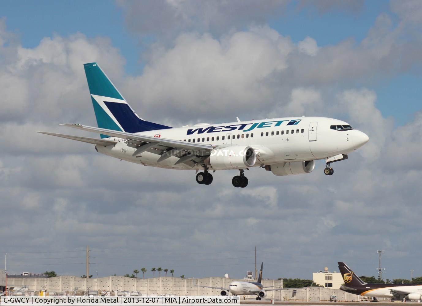 C-GWCY, 2006 Boeing 737-6CT C/N 35113, West Jet