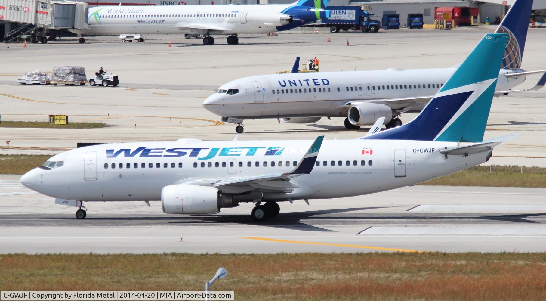 C-GWJF, 2004 Boeing 737-7CT C/N 32766, West Jet