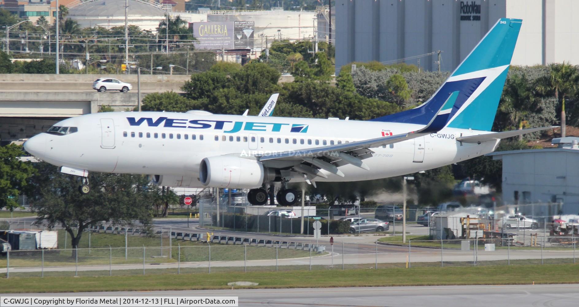 C-GWJG, 2007 Boeing 737-7CT C/N 35504, West Jet
