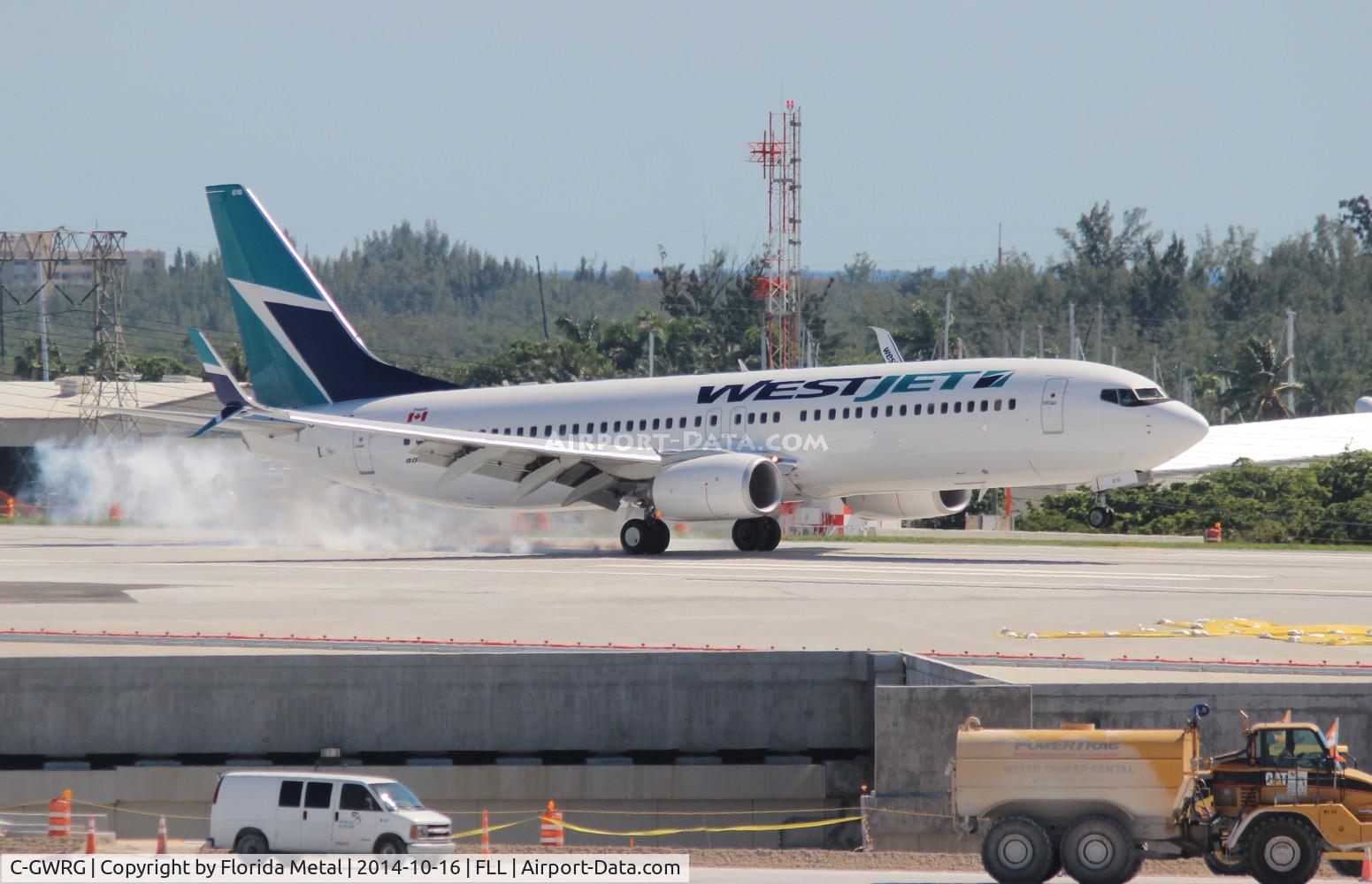 C-GWRG, 2012 Boeing 737-8CT C/N 39071, West Jet
