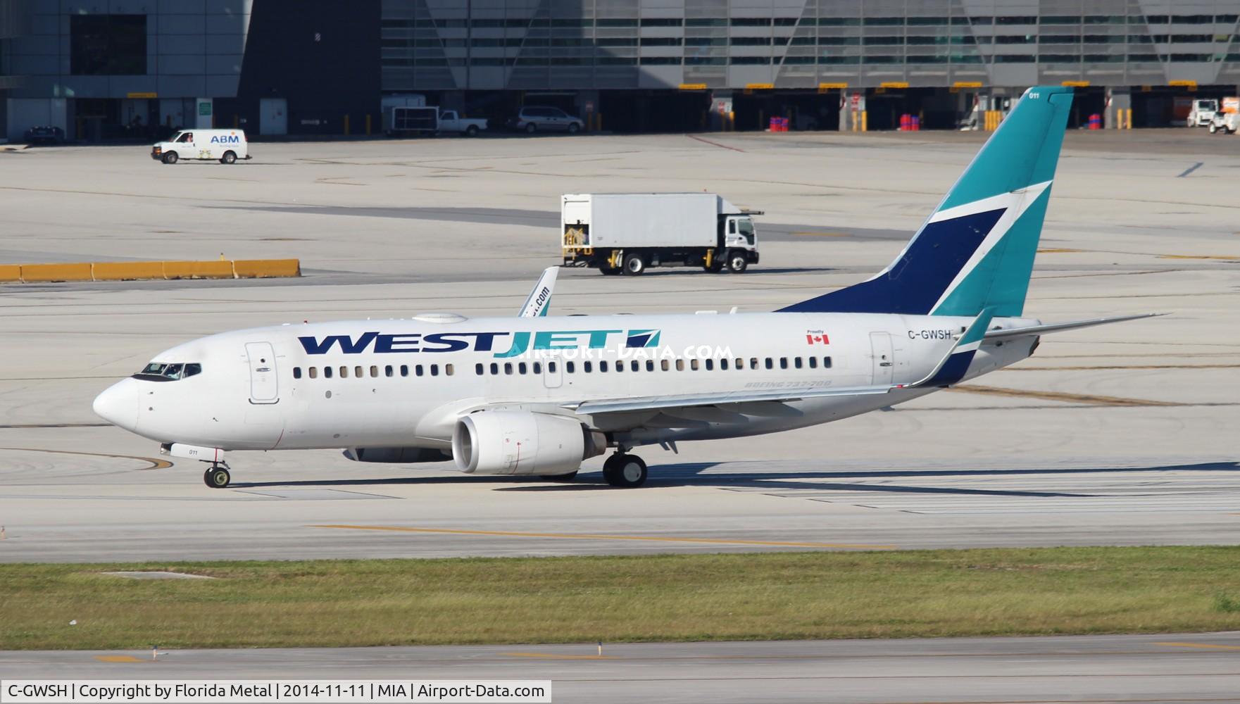 C-GWSH, 2002 Boeing 737-76N C/N 29886, West Jet