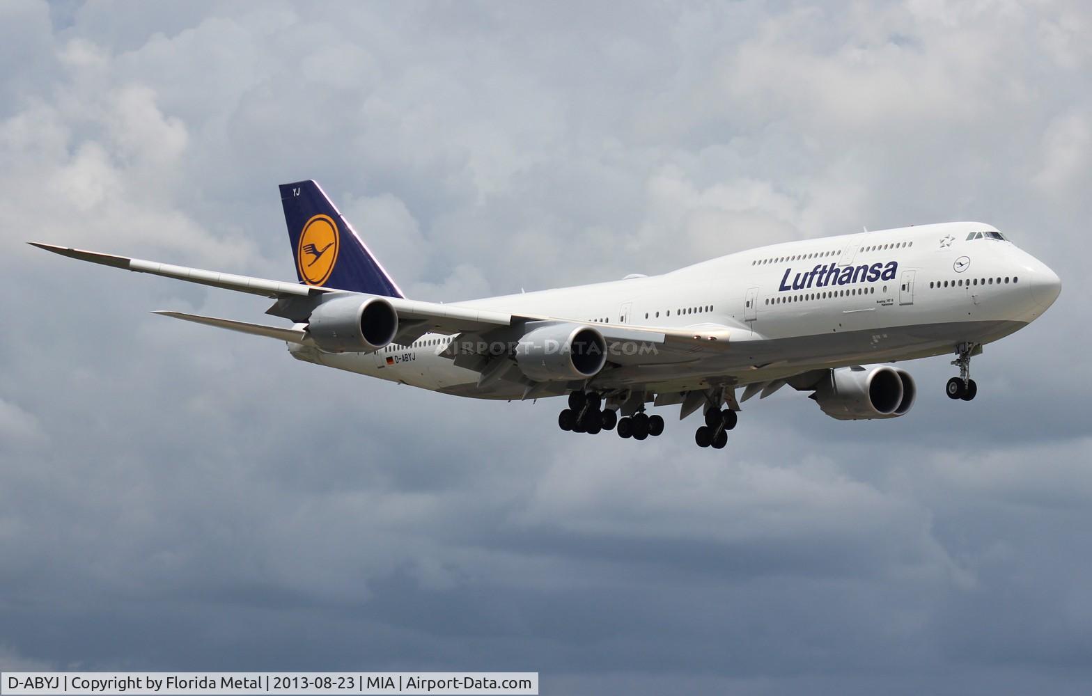 D-ABYJ, 2013 Boeing 747-830 C/N 37834, Lufthansa