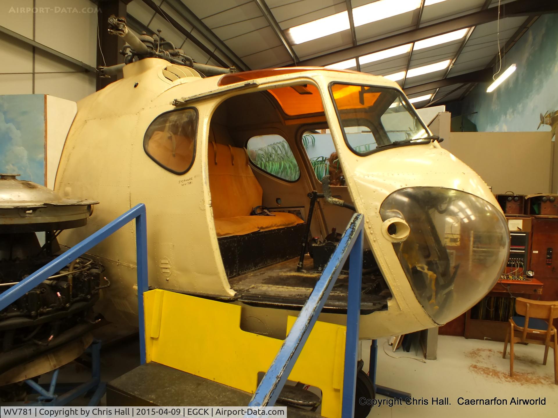 WV781, 1952 Bristol 171 Sycamore HR.12 C/N 12898, at Caernarfon Airworld