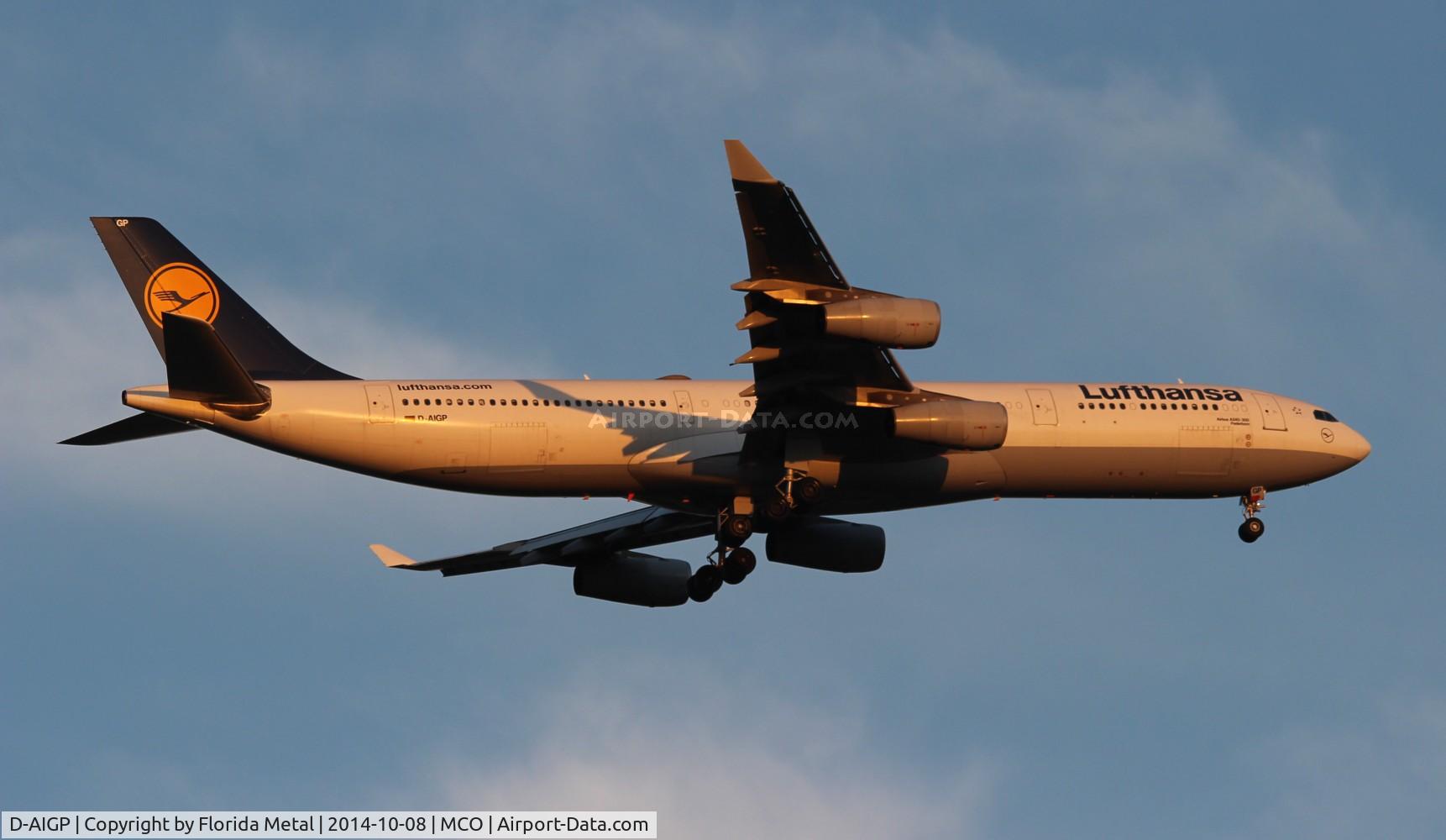 D-AIGP, 1998 Airbus A340-313X C/N 252, Lufthansa