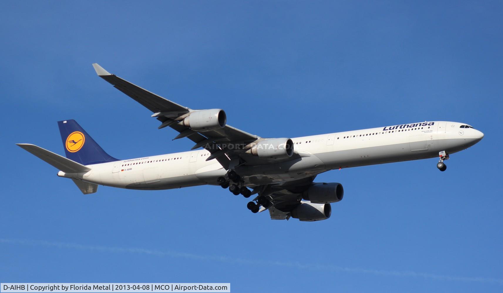 D-AIHB, 2003 Airbus A340-642 C/N 517, Lufthansa A340-600