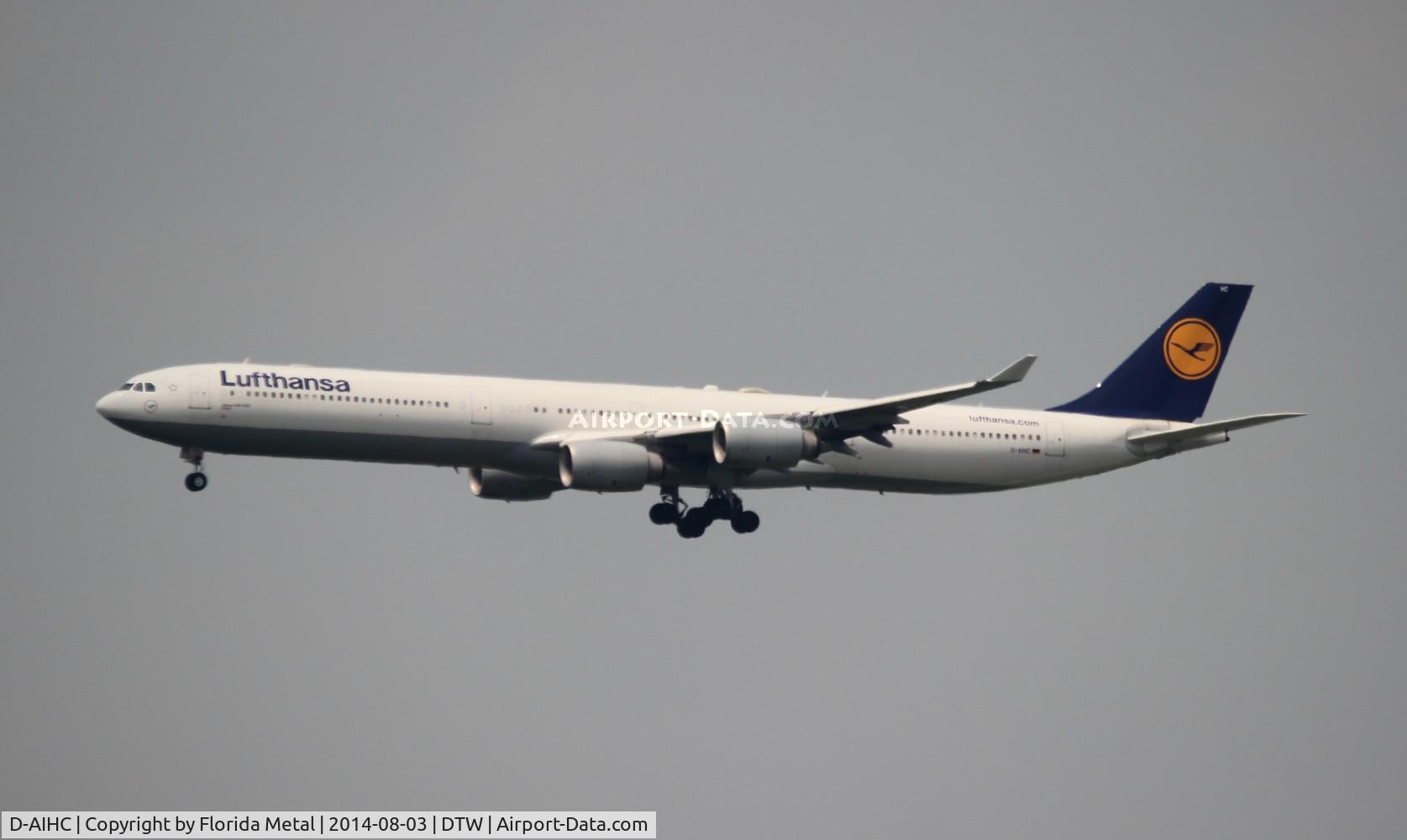 D-AIHC, 2003 Airbus A340-642 C/N 523, Lufthansa A340-600